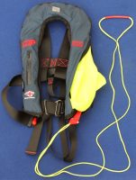 life jacket on dry land