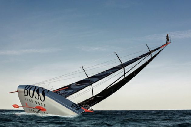 Alex Thomson MastWalk on Hugo Boss
