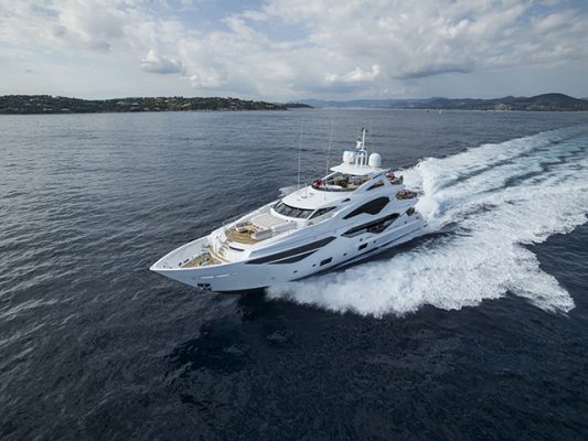 Luxury British boat firm, Sunseeker International launches it 131 Yacht in 2016