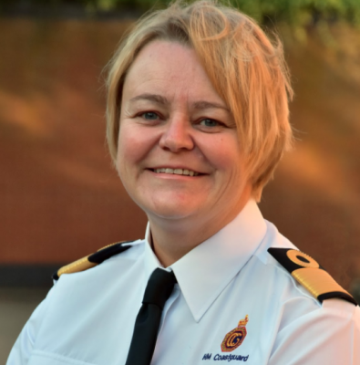The most powerful woman in the UK Coastguard - Julie-Anne Wood
