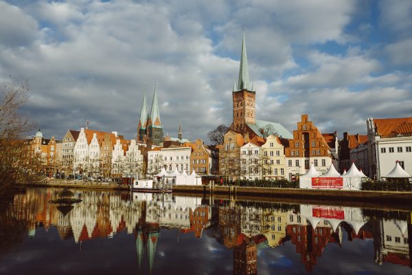 view of hamburg from the river