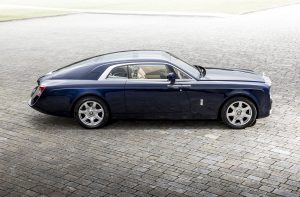 A side view of the Rolls-Royce Sweptail