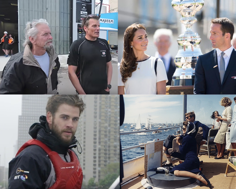 Celebrity fans of the America's Cup