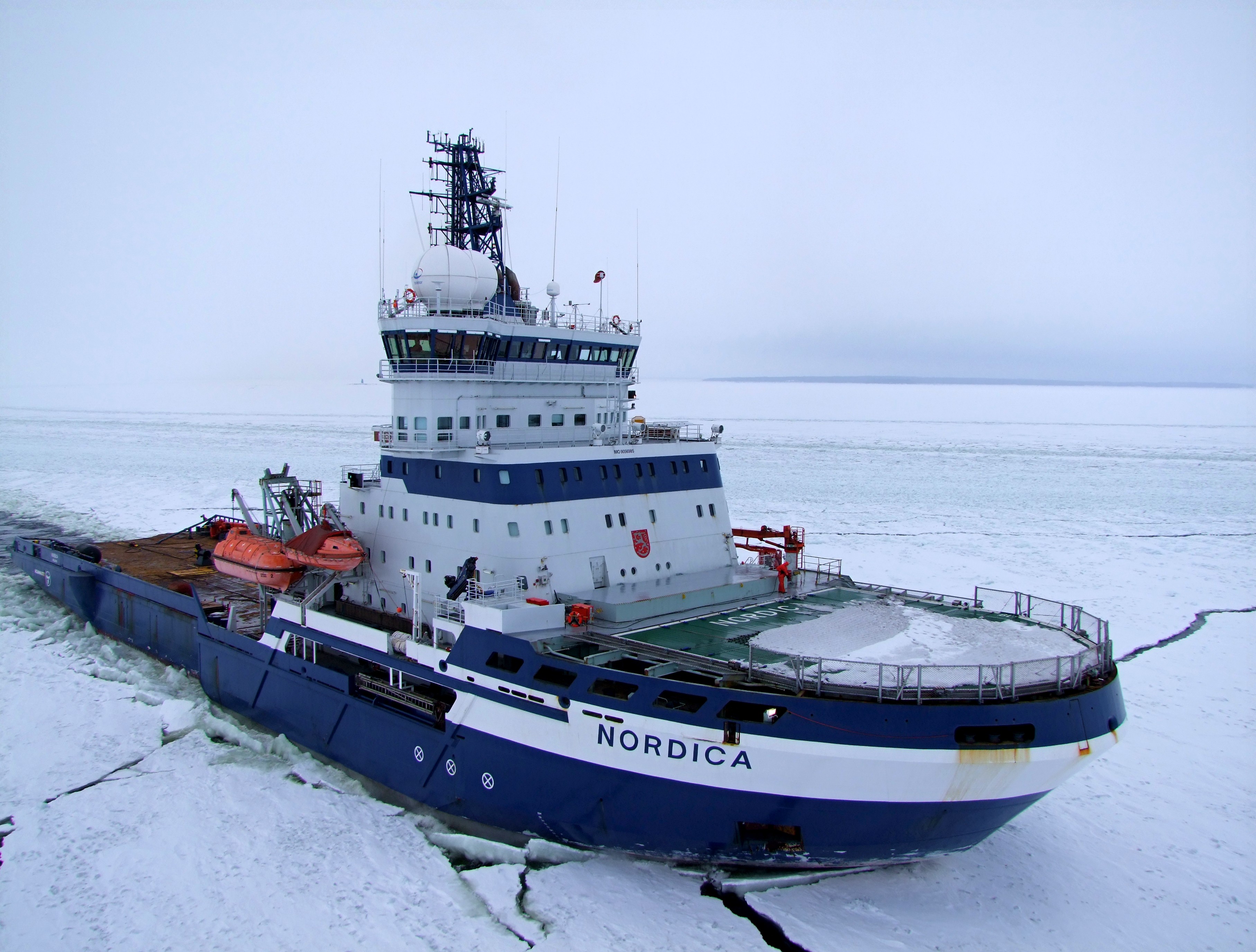 The Finnish icebreaker MSV Nordica