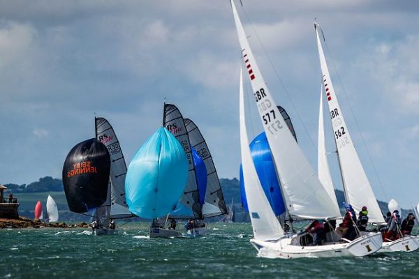 Yachts competing at Cowes