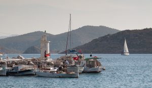 The south western town of Bozburun in Turkey