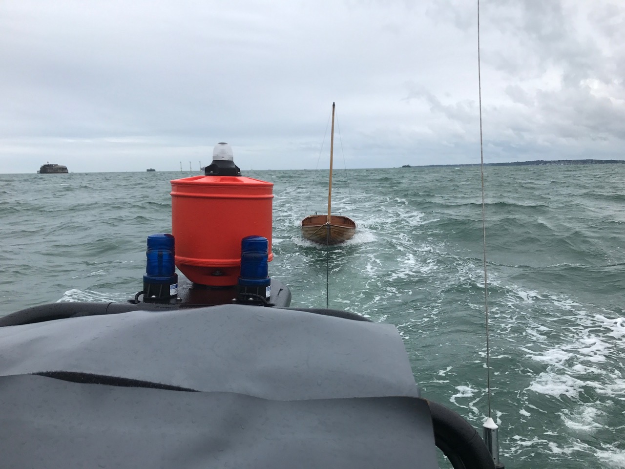 Mysterious drifting sailing dinghy recovered off Portsmouth Harbour YBW