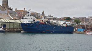 The Isle of Scilly freight ship the Mali Rose