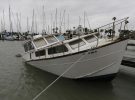 A motor yacht following a hurricane