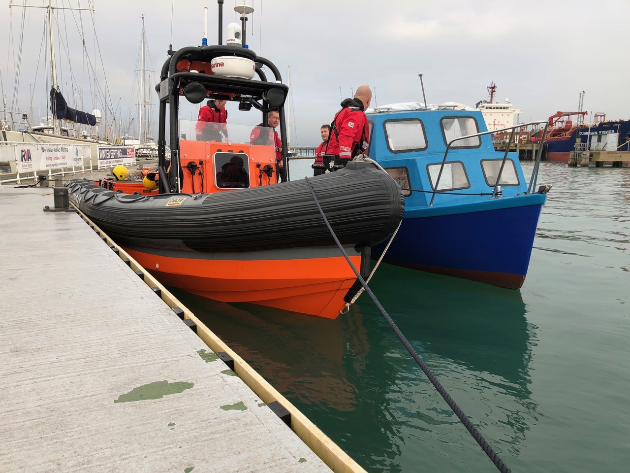 gafirs help fishing vessel in portsmouth