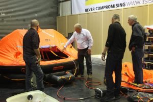 Liferaft training Ocean Safety