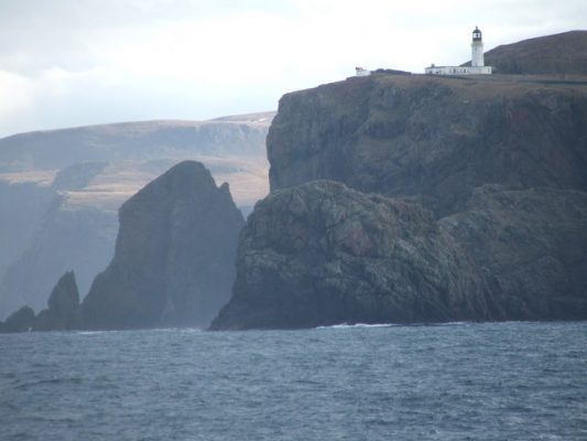 view of Cape Wrath in Scotland