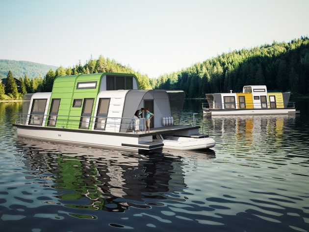 Max Zhivov ModulGO houseboat