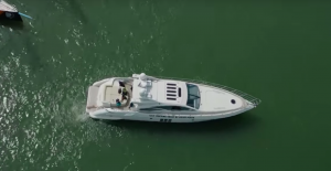 yacht using volvo penta self docking system