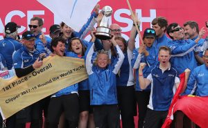 Clipper Round the World Yacht Race Wendy Tuck wins the race