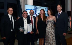 British Marine Awards Harken accept the award