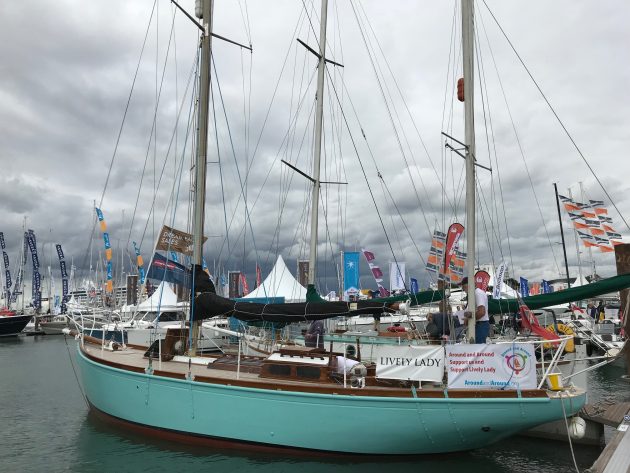 Lively Lady at Southampton Boat Show