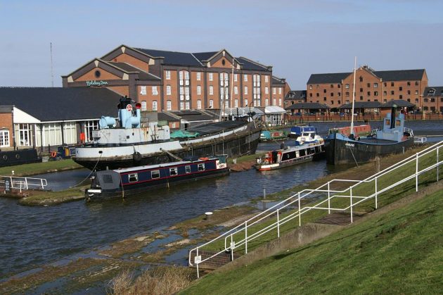 National Waterways Museum Cheshire outside view