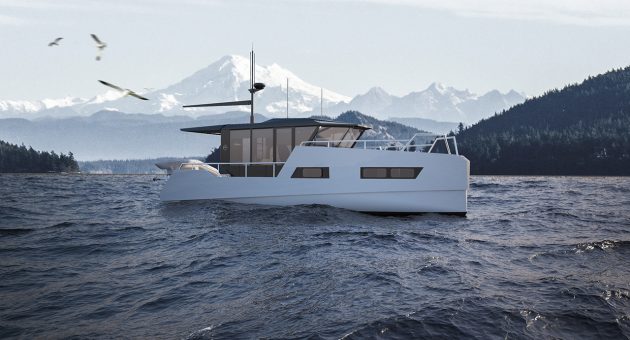 Max Zhivov VIK Boat exterior render