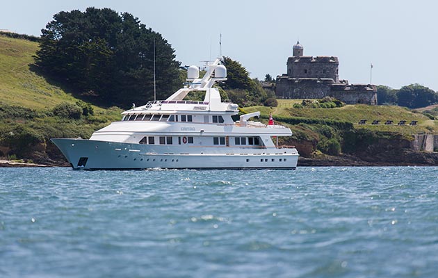 Constance on sea trials