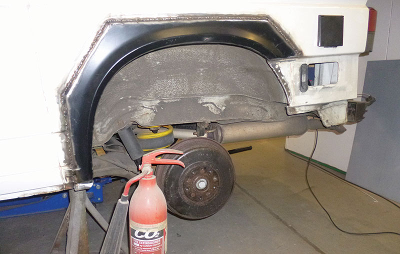 VW T4 rear wheelarch repair VWt Magazine