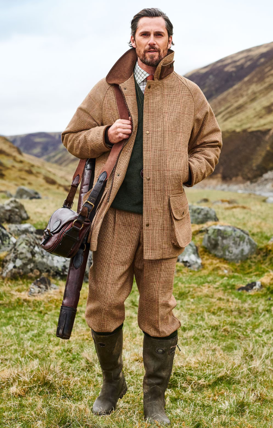 Men's Saxony Tweed Plus Twos from House of Bruar