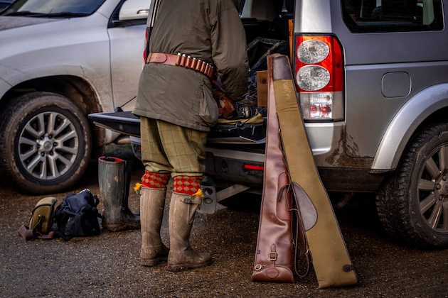 man in country clothing