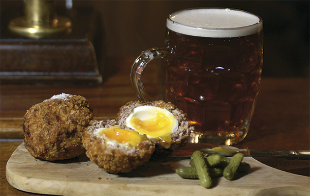 Venison scotch egg