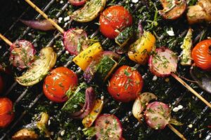 veggie skewers