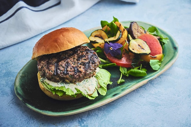 venison burger