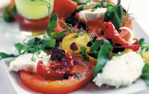 Salad of heritage tomatoes