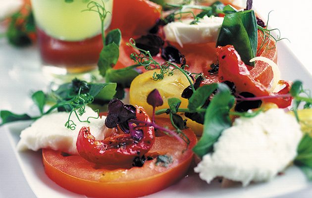 Salad of heritage tomatoes