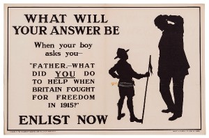 Do your duty. A World War One recruiting poster
