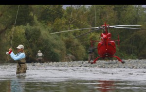 Private jet and helicopter travel. Heli-fishing with Edmiston Aviation.