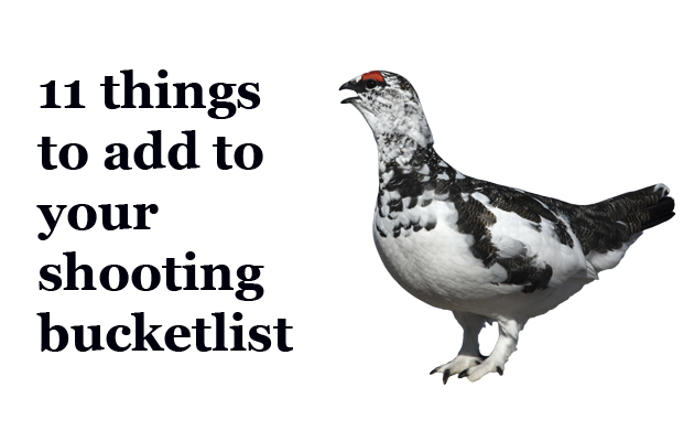 Shooting bucketlist.