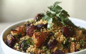 Chorizo, squash and couscous salad. 10 best salad recipes.