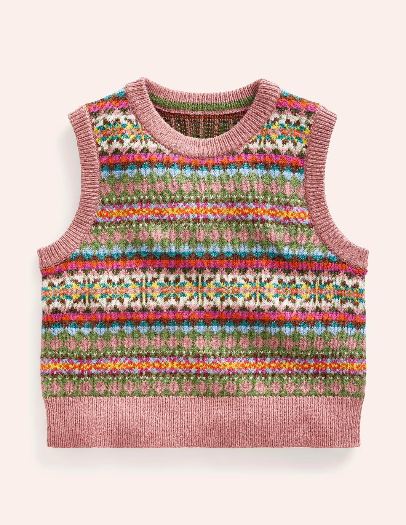 Fair Isle Knitted tank boden