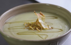 Parsnip, thyme and honey soup