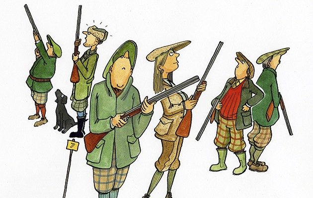 Shooting etiquette. Too many guns