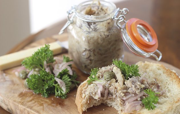 Hare, rabbit and cognac rillettes