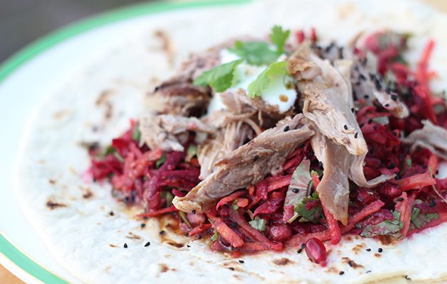 Pulled spiced wild duck