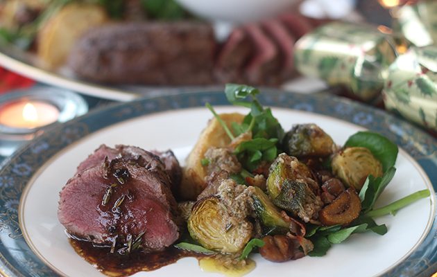 Fillet of venison with sloe gin