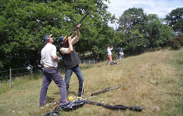 Simulated shooting house parties