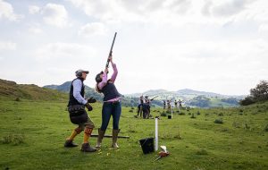 Simulated shooting house parties