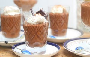 French mint chocolate mousse