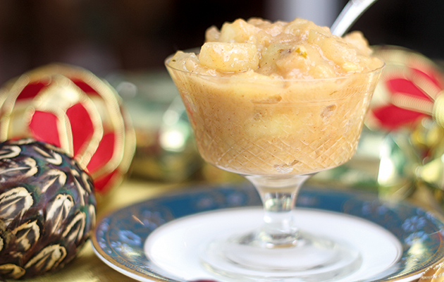 Spiced pear and ginger sauce