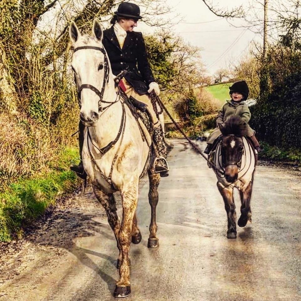 Callie Coles, sporting Diana The Field