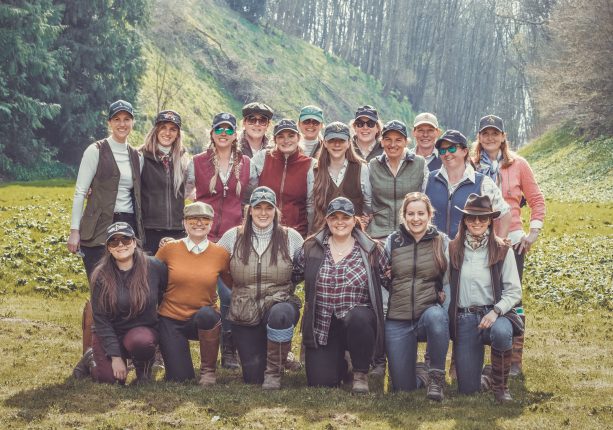 Sporting Diana Tania Coxon is the founder of Country Girls UK