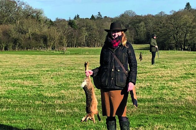 Louisa Clutterbuck in the field