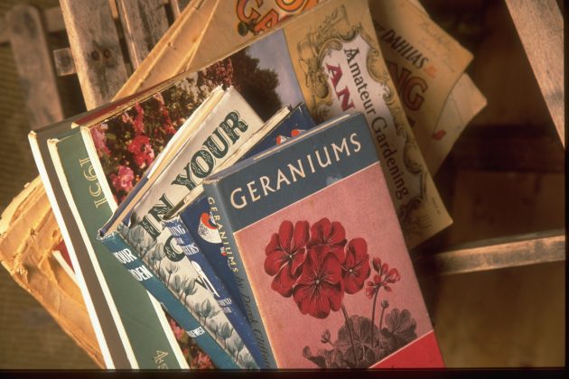 A selection of gardening books